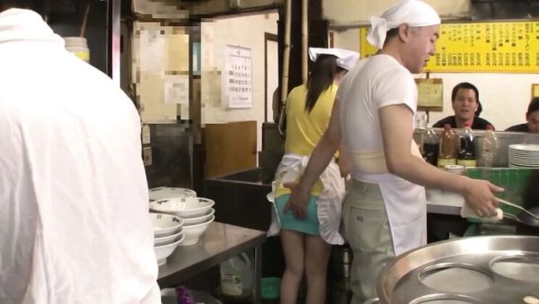 Hot Ramen Shop Threesome with Hairy Japanese Girl Asuka Mimi - porntry.com - Japan on freevids.org