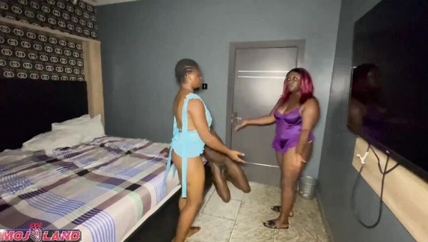 Step Sisters Share One Big Black Dick - porntry.com - Nigeria on freevids.org