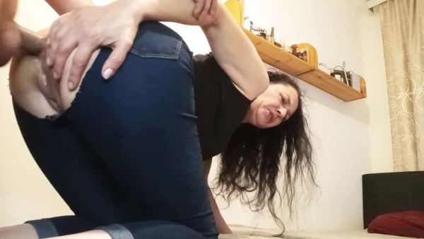 Deep in my warm wet ass – slut gets anal creampie - porntry.com on freevids.org