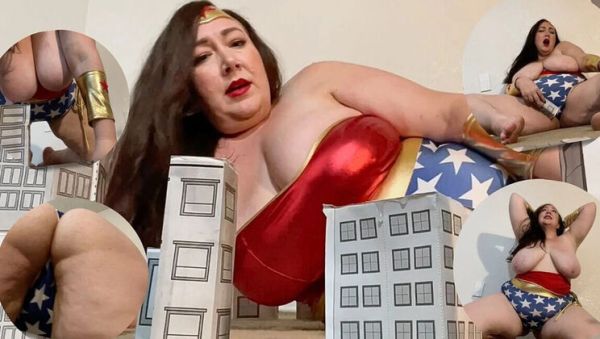 Giant Wonder Woman Lost in Your City – Cutejayne Cosplay BBW Big Tits - porntry.com - Britain - Usa on freevids.org