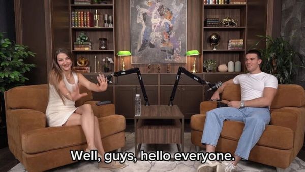 Hottiestwo First Podcast! How We Met & Started Our Career - Answering Your Questions! (English Subs) SFW - Elina Lizz Amateur Interview - porntry.com - Russia - Britain on freevids.org