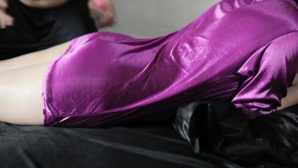 Muslim Indo Hijab Babe in Satin Dress – Big Juicy Ass Jiggles & Gets Pounded - porntry.com - India - Indonesia on freevids.org
