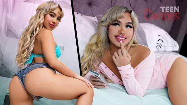 Nicky Rebel And Luna Luxe - Teen 18+ Curves Lunas Midnight Cock Cravings - videomanysex.com on freevids.org