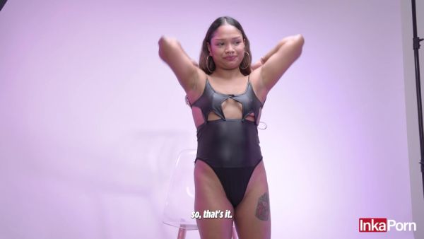 18-year-old Brunette Debutante Passes Her First Casting For Inkaporn - Jay Rose - desi-porntube.com - India on freevids.org