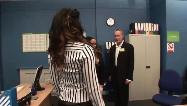 Busty Sluts Jasmine Webb & Romana Ryder Take Huge Cocks in Wild Foursome with Ben Dover - porntry.com - Britain on freevids.org