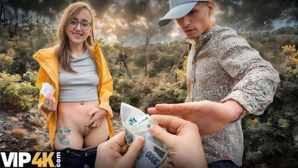 HUNT4K: Naked Stranger with Nice Boobs Fucked Hard in Forest - Outdoor Sex with Spanish Girl - veryfreeporn.com - Spain on freevids.org