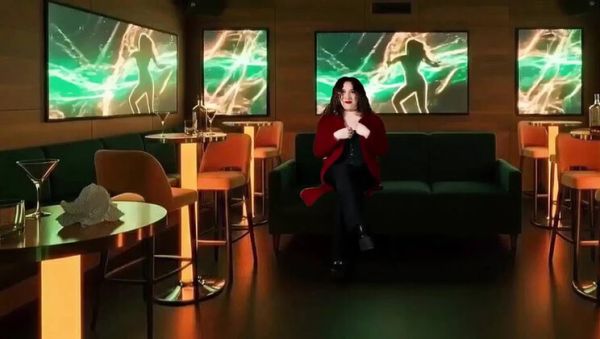 Hot Latina Wife Cheats in VIP Room - Cuckold Husband Films Handjob & Cumshot on Big Natural Tits - veryfreeporn.com - Argentina on freevids.org