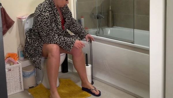 Emma Voyeur Caught Pissing in Bathroom - Angry MILF StepMom Humiliates & Controls You in 4K HD - porntry.com - Britain on freevids.org