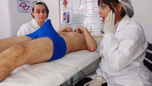 Nurse Threesome Blowjob - Jennifer Pimenta & Kah Fox Fuck Patient's Big Cock in Hospital - veryfreeporn.com - Brazil on freevids.org