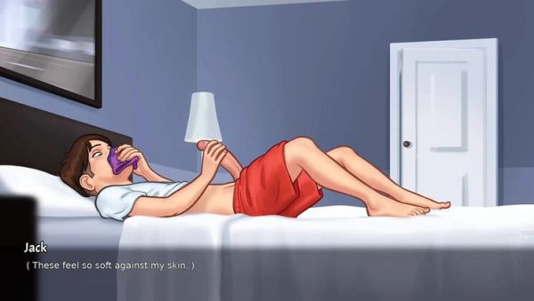 Stepmom Panty Sniffing & Fucking - Stepson Masturbates to Indian Cartoon 3D Sex (Summertime Saga) - veryfreeporn.com - Britain - India on freevids.org