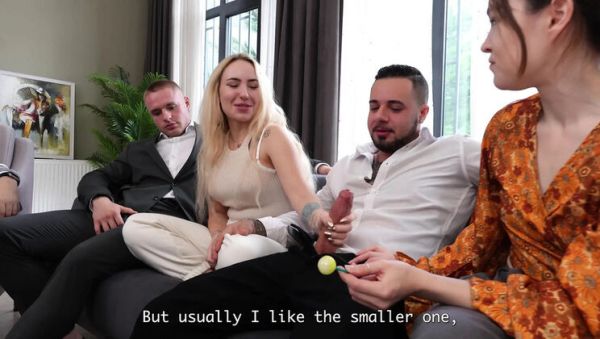 Kira Stone & Oksana Katysheva Naked Interview - Hot MILF Bella Mur Gets Deep Throat & Rough Gang Bang Fuck by Two Big Cocks - porntry.com - Russia on freevids.org