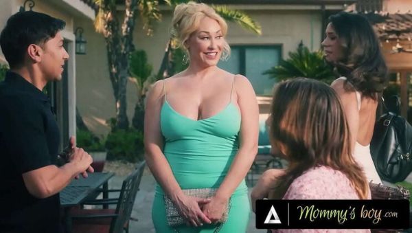 StepMom Penny Barber Caught Fucking Stepson With Friend - Big Tit MILF Joins Group Sex & Squirts - porntry.com on freevids.org