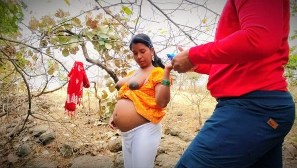 Desi village girl Permi Pooja outdoor forest sex - Hot bhabhi hardcore doggy style with devar in jungle - porntry.com - India on freevids.org