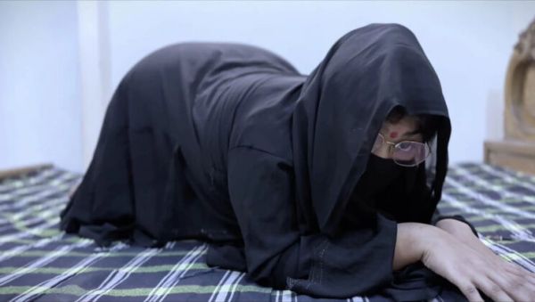 Hijab Stepmom Aria Mia Rough Anal Fuck by Stepson in Hotel Room - Caught on Bed! - xxxfiles.com on freevids.org