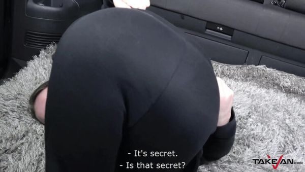 Skinny Czech tramp Leny Ewil gets her tiny tits fucked and shakes them on a giant cock in van backseat - veryfreeporn.com - Czech Republic on freevids.org