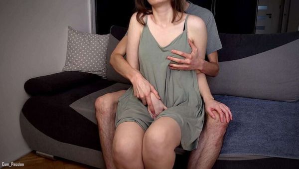 Amateur Girlfriend Massage Turns Intense - Small Tits, Real Orgasm & Moaning - porntry.com on freevids.org