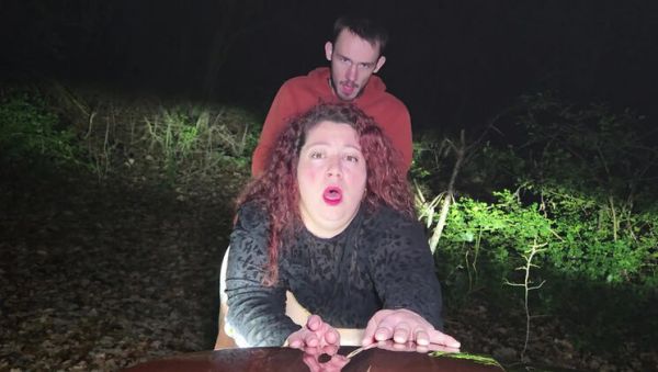 Big Tits French Girl Abricot Sucree Gets Fucked Doggystyle Outdoor in Forest at Night - xxxfiles.com - France on freevids.org