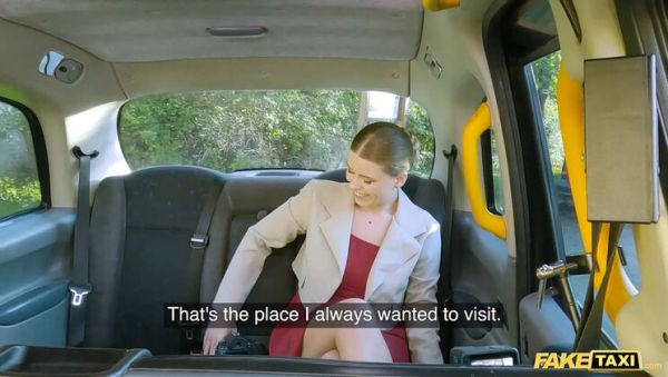 Fake Taxi Redhead Samantha Joiner Wants Big Cock - Doggystyle & Cowgirl Fuck in Taxi - porntry.com - Britain on freevids.org