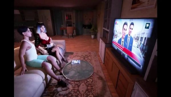 Big Tits Granny Seduces Young Man - Anal, Blowjob & Squirting 3D Sex - porntry.com - Britain on freevids.org