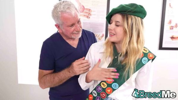 Dez Hansen Breeding - Older Man Impregnates Petite Teen in Office - veryfreeporn.com on freevids.org