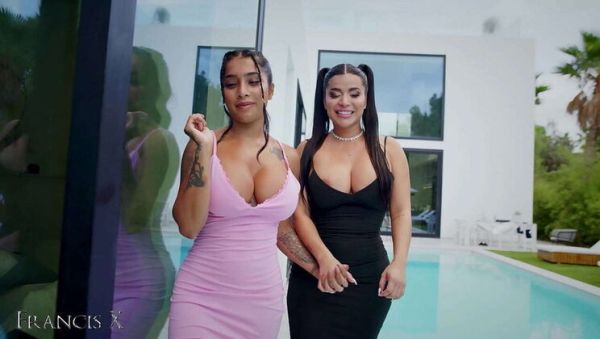 Outdoor Gangbang with 9 Guys & 2 Sluts - Anal, DP & Lingerie Fuck - veryfreeporn.com on freevids.org