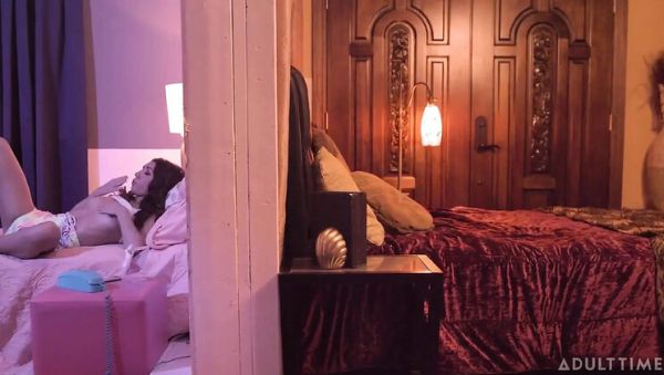 Shay Sights MILF Hears Stepdaughter Maya Woulfe Moaning - Joins Her For Wet Lesbian Sex & Pussy Eating - veryfreeporn.com - Britain on freevids.org