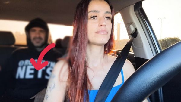 Married Brazilian Lady Catches Passenger Jerking Off in Her Car - Big Boobs Uber Driver Fucked Doggy Style - porntry.com - Brazil - Portugal on freevids.org