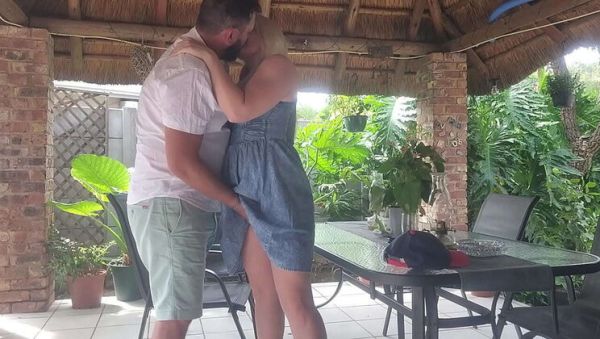Amateur Blonde Wife Creampie Fucking on Patio While Husband at Work - xxxfiles.com on freevids.org