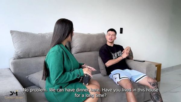 Dinner Date Turns Into Blowjob - Carla Morelli Sucks Big Cock in Spanish - porntry.com - Spain - Colombia on freevids.org