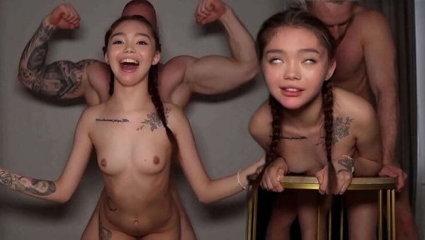 Asian Teen Slut Takes Big Cock Doggystyle - Rough Standing Sex & Cum In Mouth - veryfreeporn.com on freevids.org