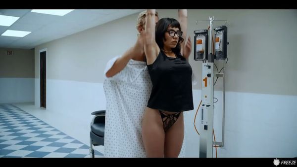 Employee Freeze Prank: Vince Karter Fucks MILF Boss Nicole Aria & Turns Little Puck into Sex Doll - Blowjob, Bondage, Creampie - veryfreeporn.com on freevids.org