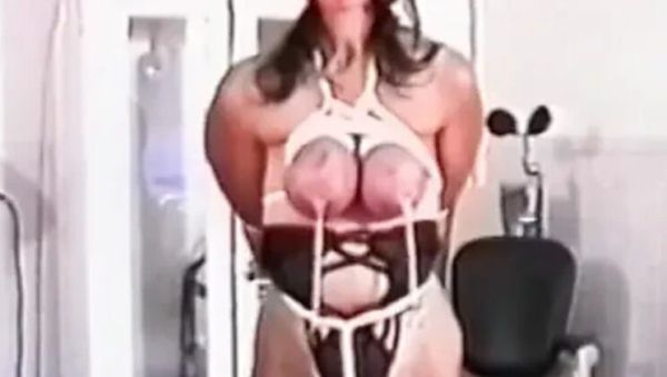 Big Tits MILF Bound and Gagged by Rick Savage - Vintage Domination - veryfreeporn.com - Britain on freevids.org
