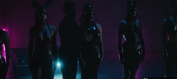 Small Hands and Joanna Angel share a steamy, latex-wearing threesome with Evelyn Claire. - alphaporno.com on freevids.org