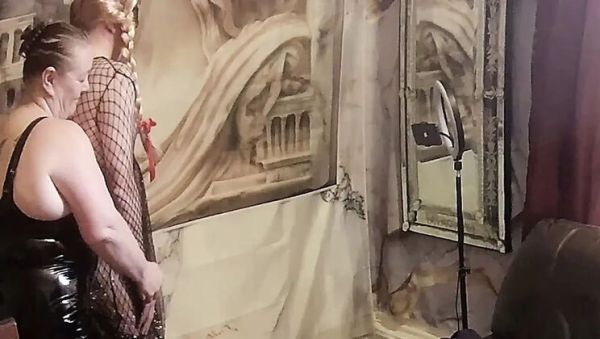 Part 2: Mature BBW Dominatrix Satana Humiliates Sissy Slave Andrew in Dungeon - Femdom BDSM - xxxfiles.com - Britain on freevids.org