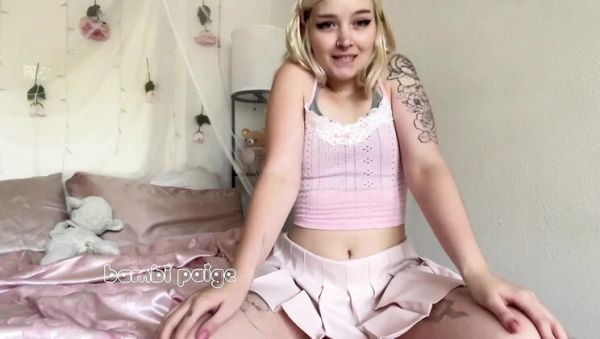 Bambi Paige Hot Blonde Teacher JOI Jerk Off Instructions After School POV - xxxfiles.com - Usa on freevids.org