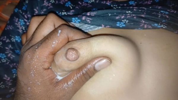Indian Brother Milks Sister's Big Boobs and Swallows Cum - Kimmo Blowjob & Cock Sucking - veryfreeporn.com - India on freevids.org