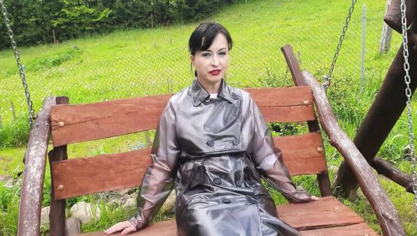 Wanilianna in Raincoat & Nylons - Open Nipple Bra Outdoor Fetish - veryfreeporn.com on freevids.org