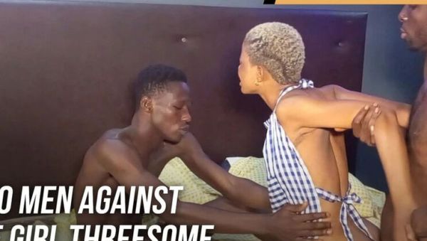 Amateur Threesome: Two Guys Bang Petite Girl's Real Pussy - Gangbang & BBC - veryfreeporn.com on freevids.org