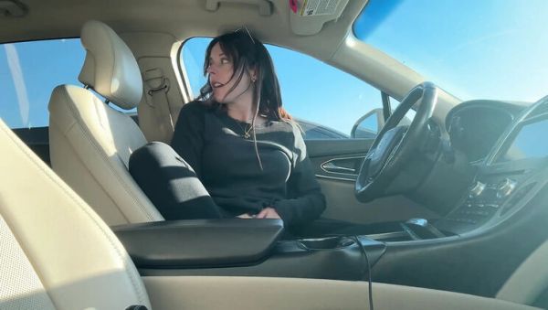 Amateur Brunette MILF Nadia Foxx Public JOI & Car Fucking 4K - porntry.com - Britain - Canada on freevids.org