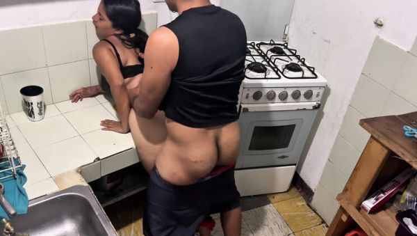 Hardcore Kitchen Fuck With Neighbor - Rough Sex & Moaning in Spanish - xxxfiles.com on freevids.org