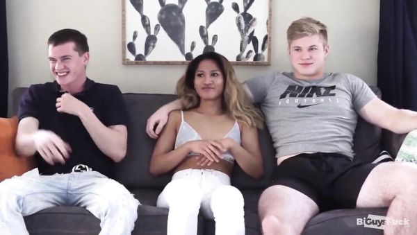 Blonde Teen and Asian Babe Get Split Open by Huge Cock Anal Fuck - veryfreeporn.com - Britain on freevids.org