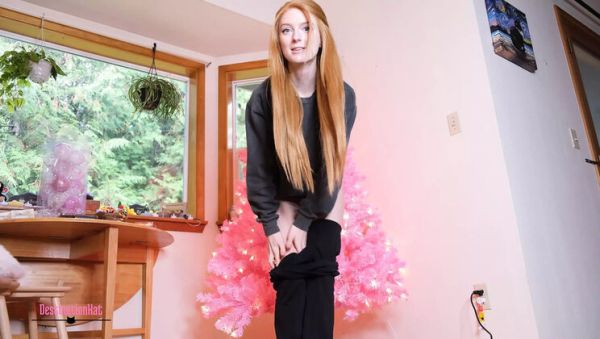 POV Helping Petite Redhead Jerk Off Without Pants While Tree Decorating - Small Tits & Booty - veryfreeporn.com - Britain - Usa on freevids.org