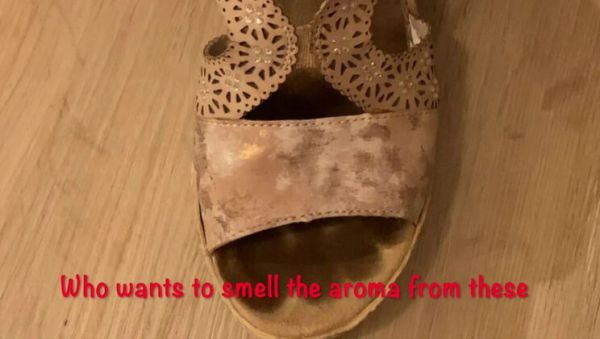 Stinky Shoe Foot Fetish with Mature British Granny in LBD & Heels - Big Natural Tits Amateur Homemade - porntry.com - Britain on freevids.org