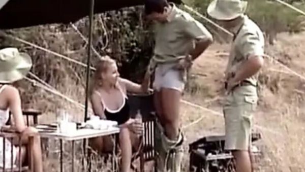 German Amateur Teens Outdoor Threesome Fuck with Big Cocks - porntry.com - Germany on freevids.org