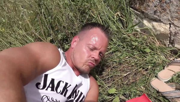 German MILF Outdoor Fuck with Big Tits Brunette - Hot Dark Haired Cougar Prefers Cum in Mouth - porntry.com - Germany on freevids.org