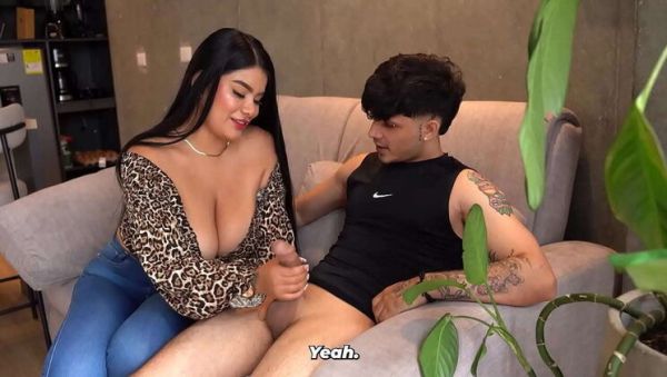 Big Tits Brunette Step Sister Catches Brother Sniffing Panties Then Fucks Him Hard - porntry.com - Usa - Spain - Colombia on freevids.org