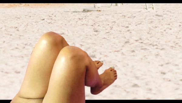 Hot Beach Voyeur Public Sex with Adamandeve - Big Natural Tits Outdoor Handjob & Footjob - xxxfiles.com - Colombia on freevids.org