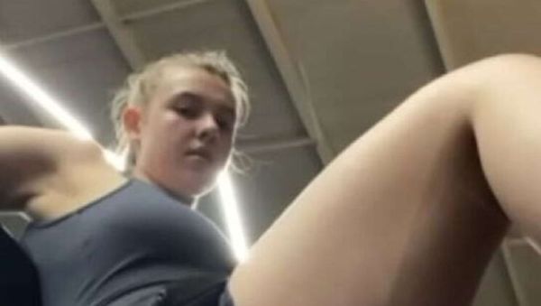 Jucielussie1 Public Gym Fuck with Big Natural Tits and Real Orgasm - porntry.com on freevids.org