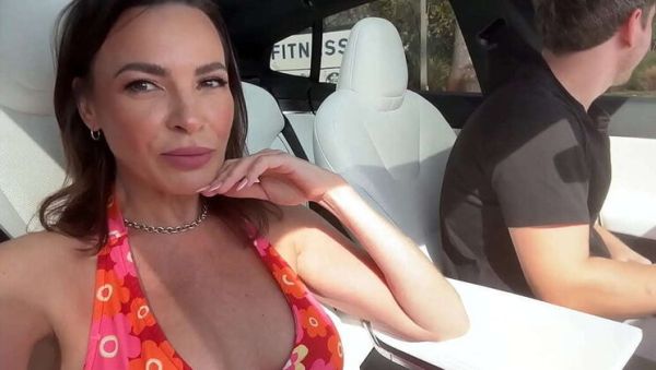 Mom Dana DeArmond Drives Friend to Work - Hot Car Sex with Luke Cooper - porntry.com on freevids.org