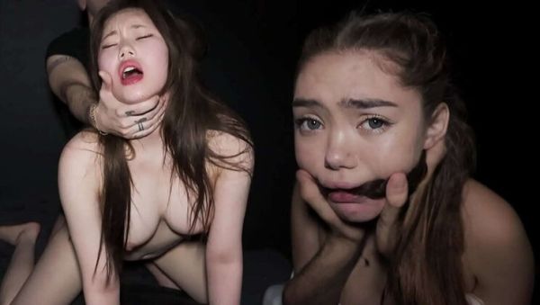 Asian Teens Take Big Dicks - Rough Threesome with Japanese Amateur Girls - veryfreeporn.com - Japan on freevids.org